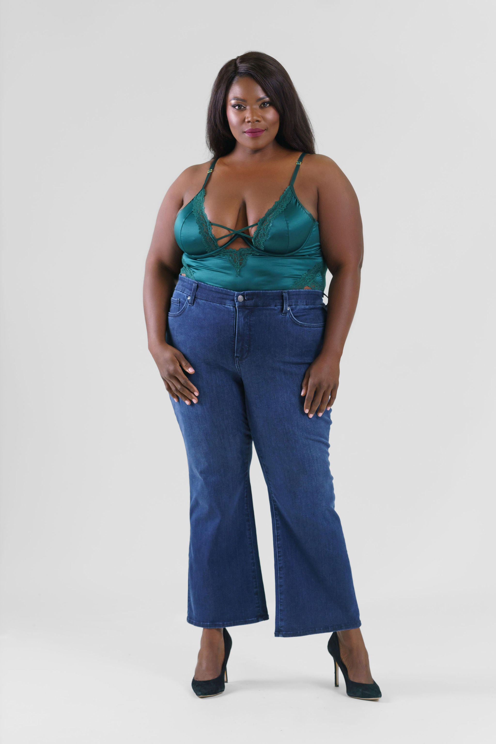 MARA STRAPPY TEDDY plus-size - AMOUR781