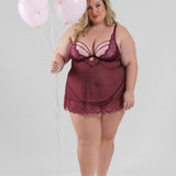 WYNTER CAGE BABYDOLL plus-size - AMOUR781