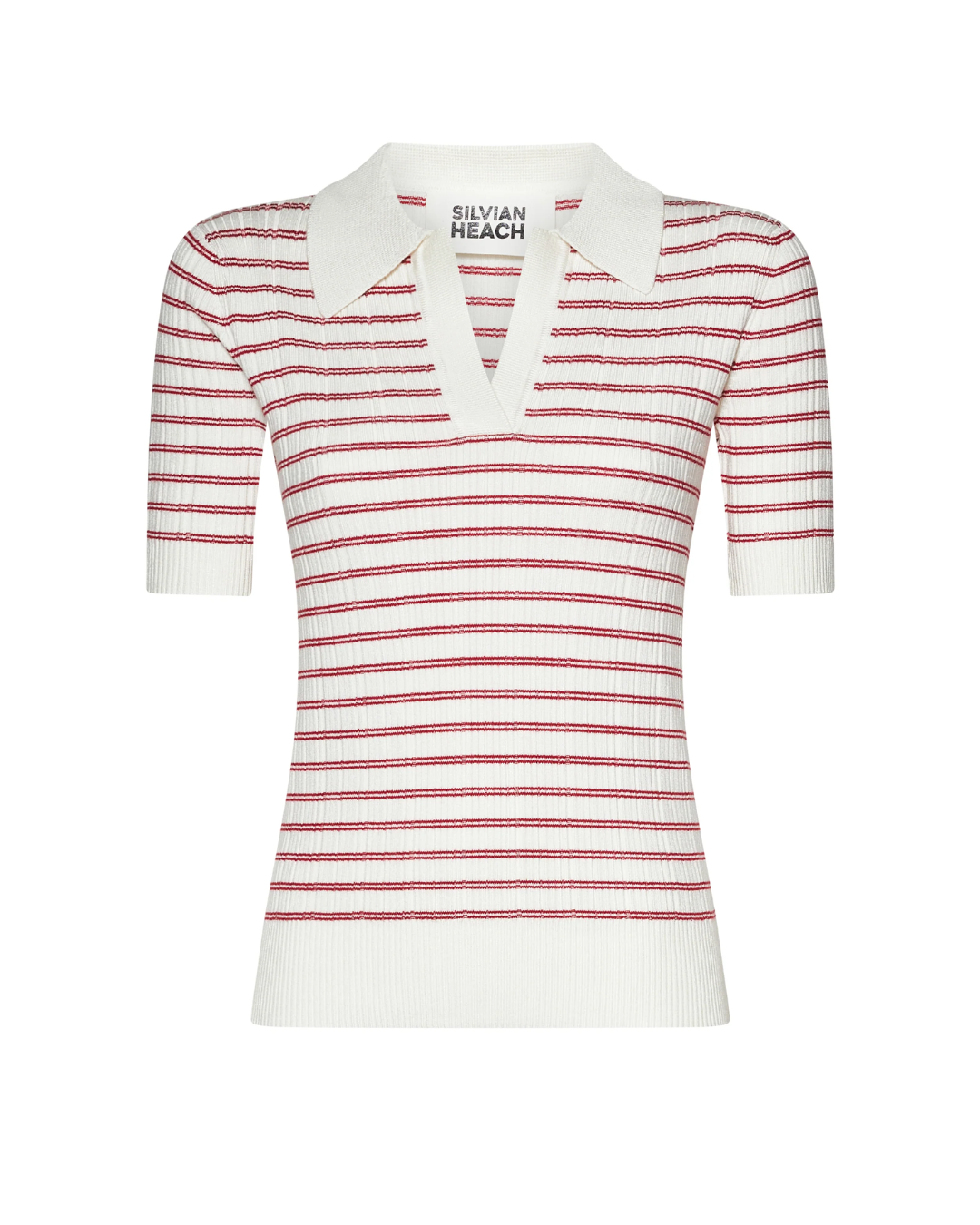 Stripe Polo plus-size - AMOUR781