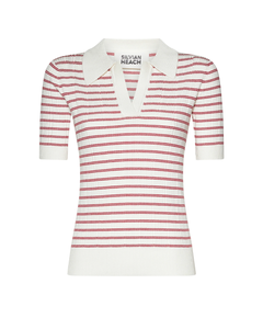 Stripe Polo plus-size - AMOUR781