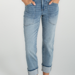 MARLEY CROPPED GIRLFRIEND plus-size - AMOUR781