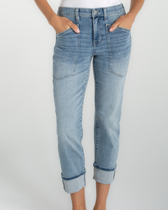 MARLEY CROPPED GIRLFRIEND plus-size - AMOUR781