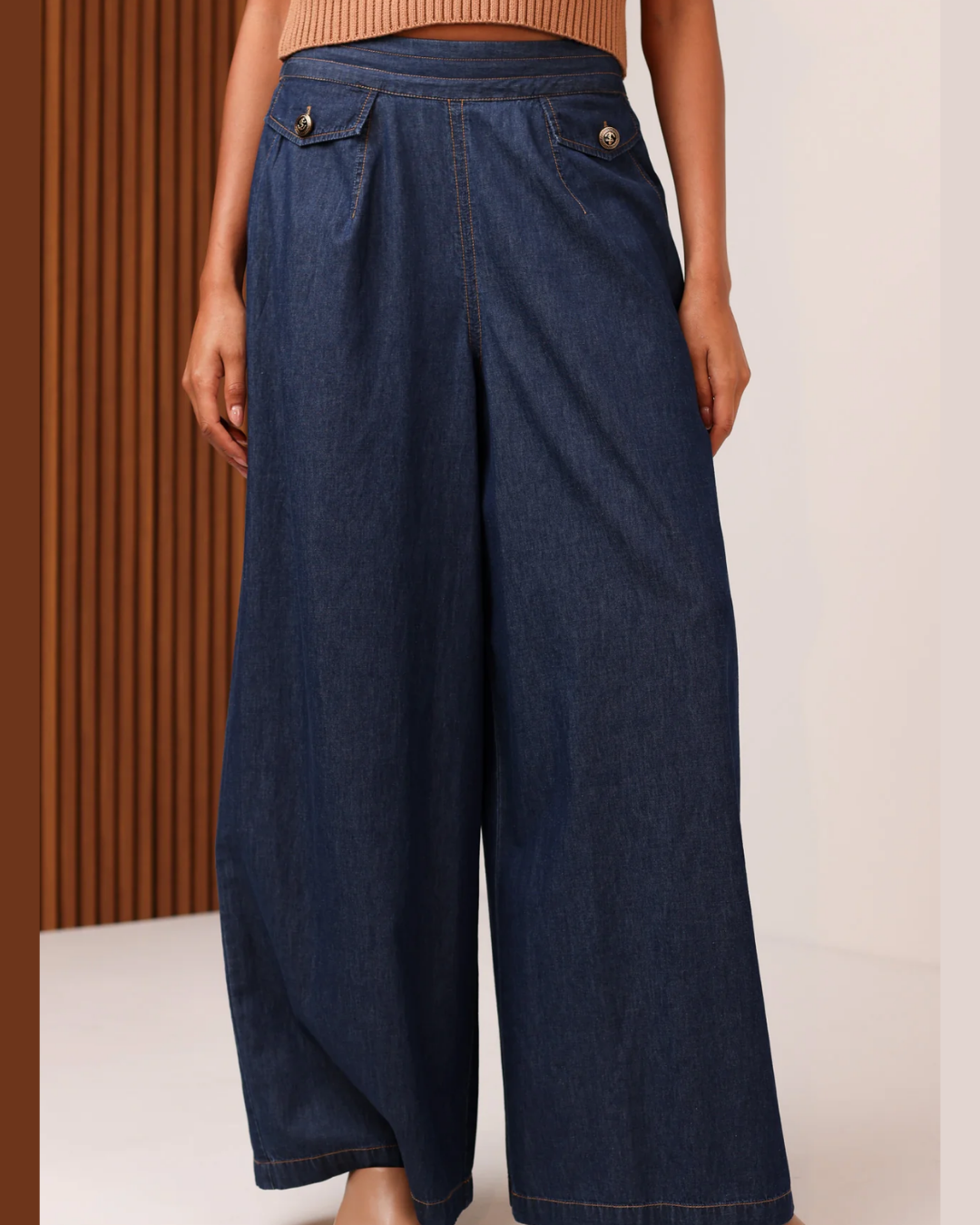 SAILOR POCKET PANT plus-size - AMOUR781