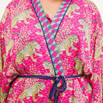 BAGHEERA ECO SATIN ROBE plus-size - AMOUR781