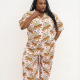 BAGHEERA LONG PJ SET plus-size - AMOUR781