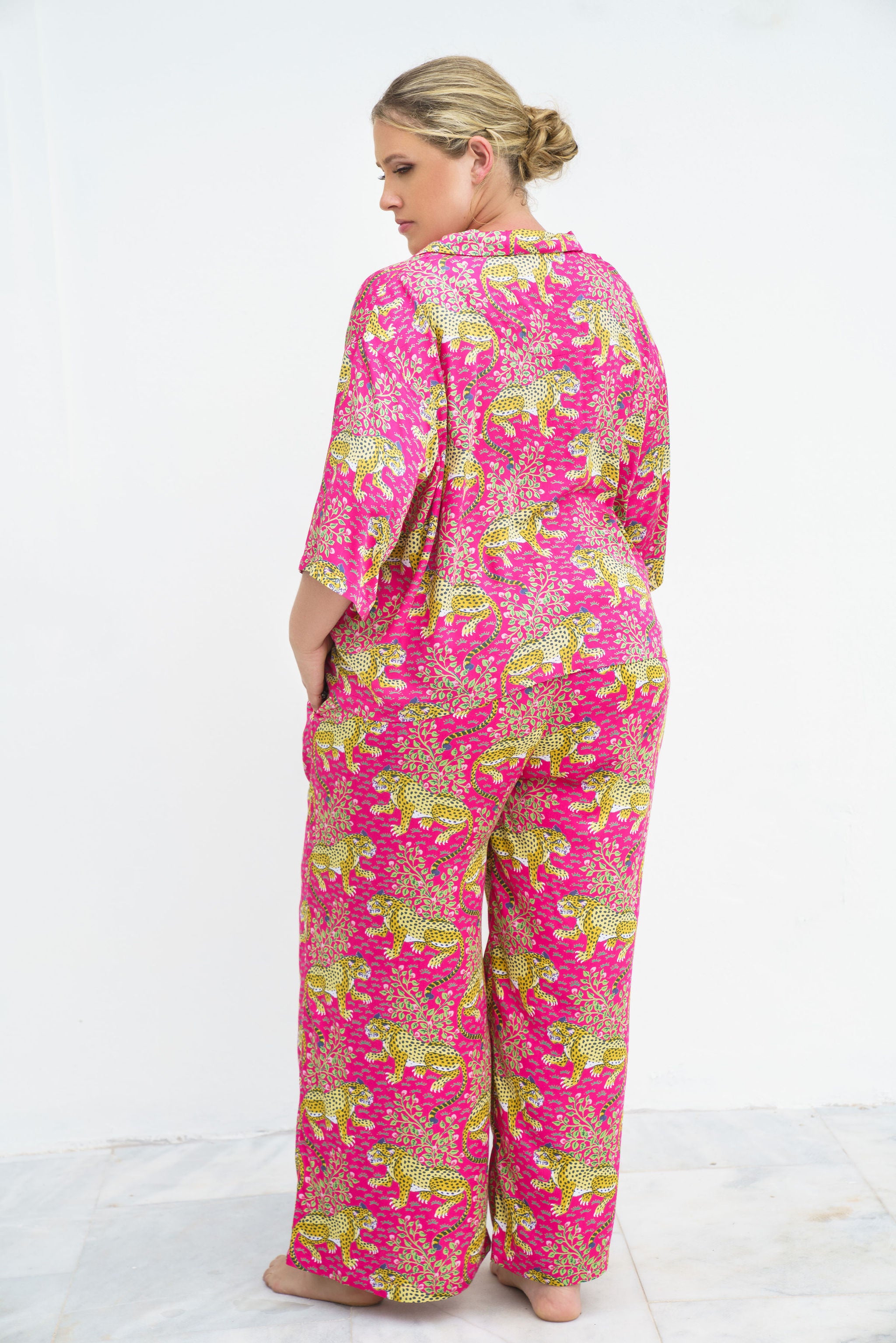 BAGHEERA LONG PJ SET plus-size - AMOUR781