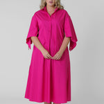 BOW SLEEVE MAXI DRESS plus-size - AMOUR781