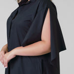 BOW SLEEVE MAXI DRESS plus-size - AMOUR781