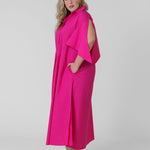 BOW SLEEVE MAXI DRESS plus-size - AMOUR781