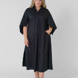 BOW SLEEVE MAXI DRESS plus-size - AMOUR781