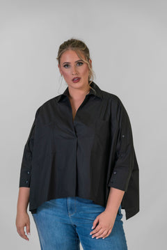 CAMISA CUT OUT plus-size - AMOUR781
