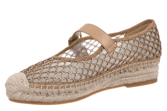 MACKIE MESH ESPADRILLE MARY JANE plus-size - AMOUR781