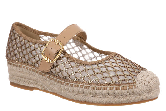 MACKIE MESH ESPADRILLE MARY JANE plus-size - AMOUR781