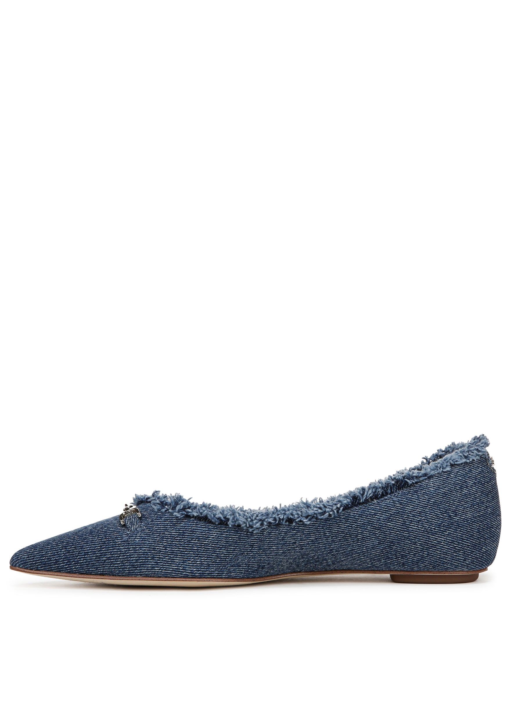 NORI FRAYED DENIM FLAT plus-size - AMOUR781