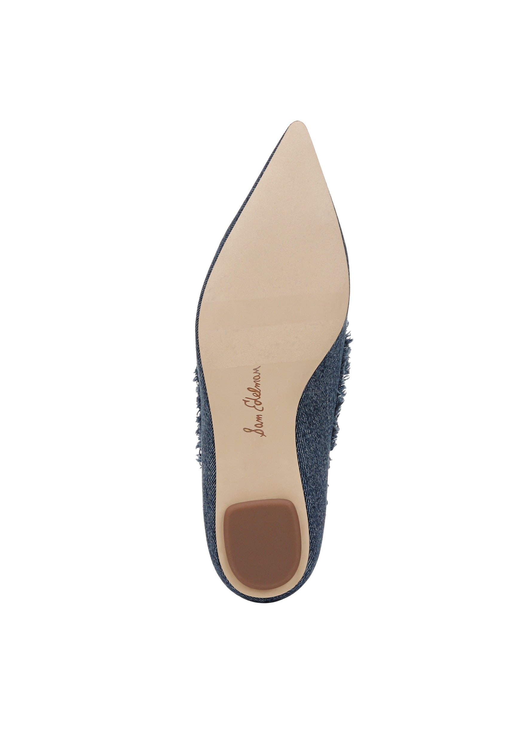 NORI FRAYED DENIM FLAT plus-size - AMOUR781