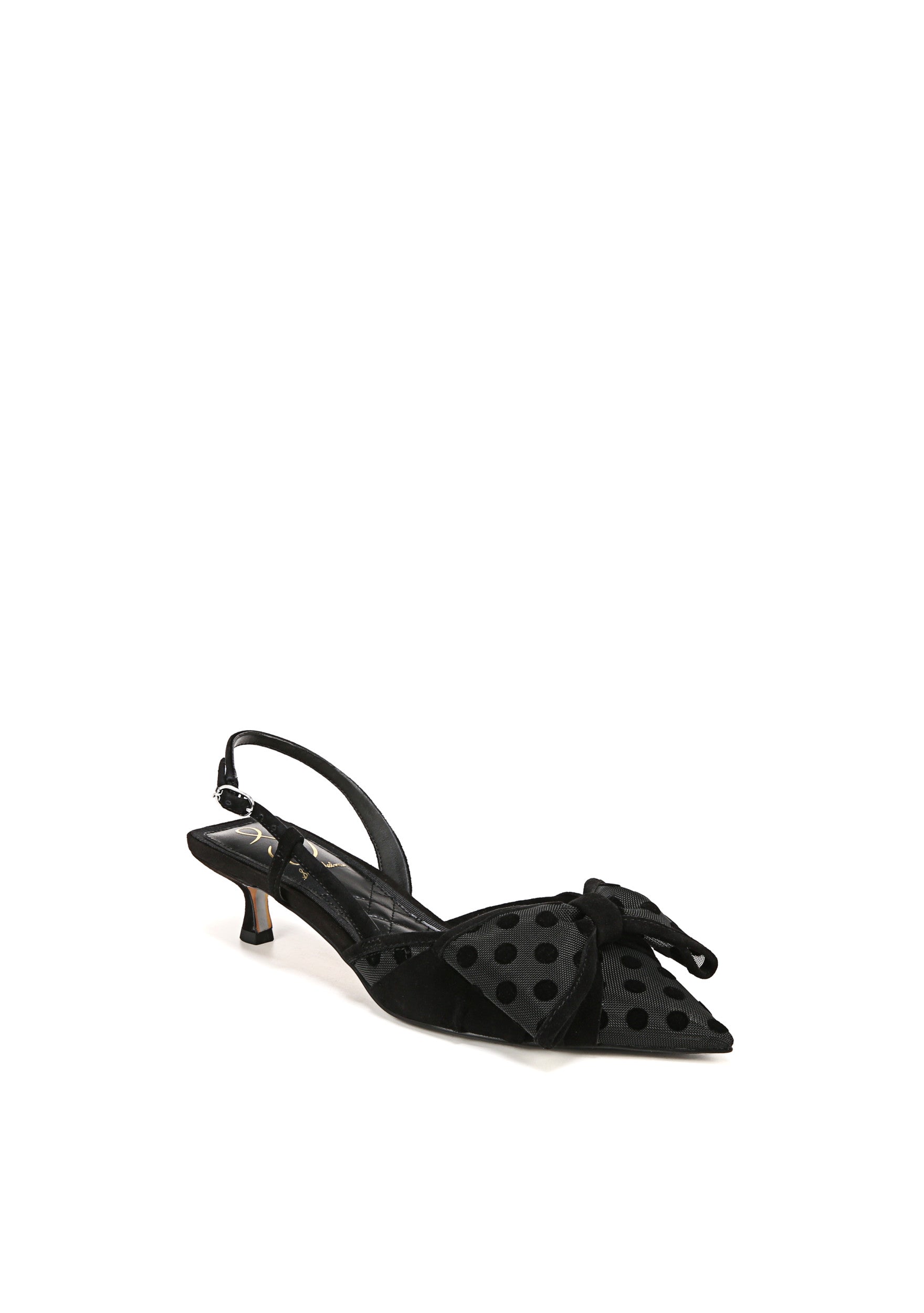 TREENA MESH SLINGBACK KITTEN HEEL plus-size - AMOUR781