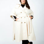 SHORT SLEEVE PONCHO TRENCH plus-size - AMOUR781