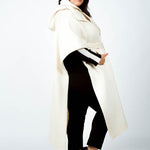 SHORT SLEEVE PONCHO TRENCH plus-size - AMOUR781