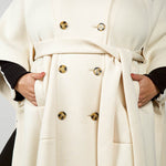 SHORT SLEEVE PONCHO TRENCH plus-size - AMOUR781