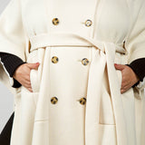 SHORT SLEEVE PONCHO TRENCH plus-size - AMOUR781