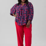 PRINTED BLOUSE plus-size - AMOUR781