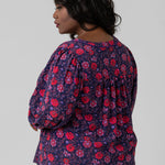 PRINTED BLOUSE plus-size - AMOUR781