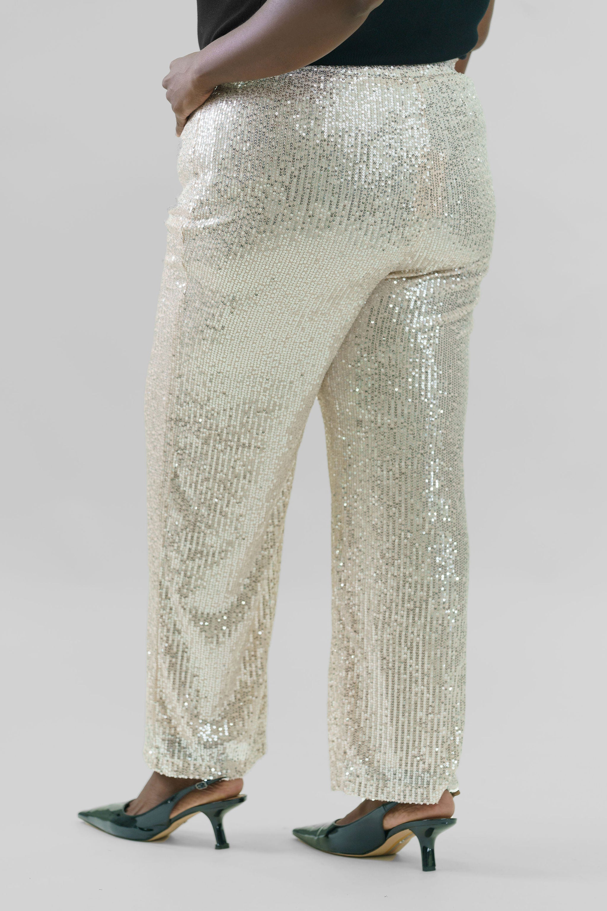 SEQUIN BELL PARTY PANT plus-size - AMOUR781