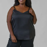 RECYCLED DOUBLE STRAP CAMI plus-size - AMOUR781