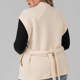 GILET QUILTED JERSEY plus-size - AMOUR781