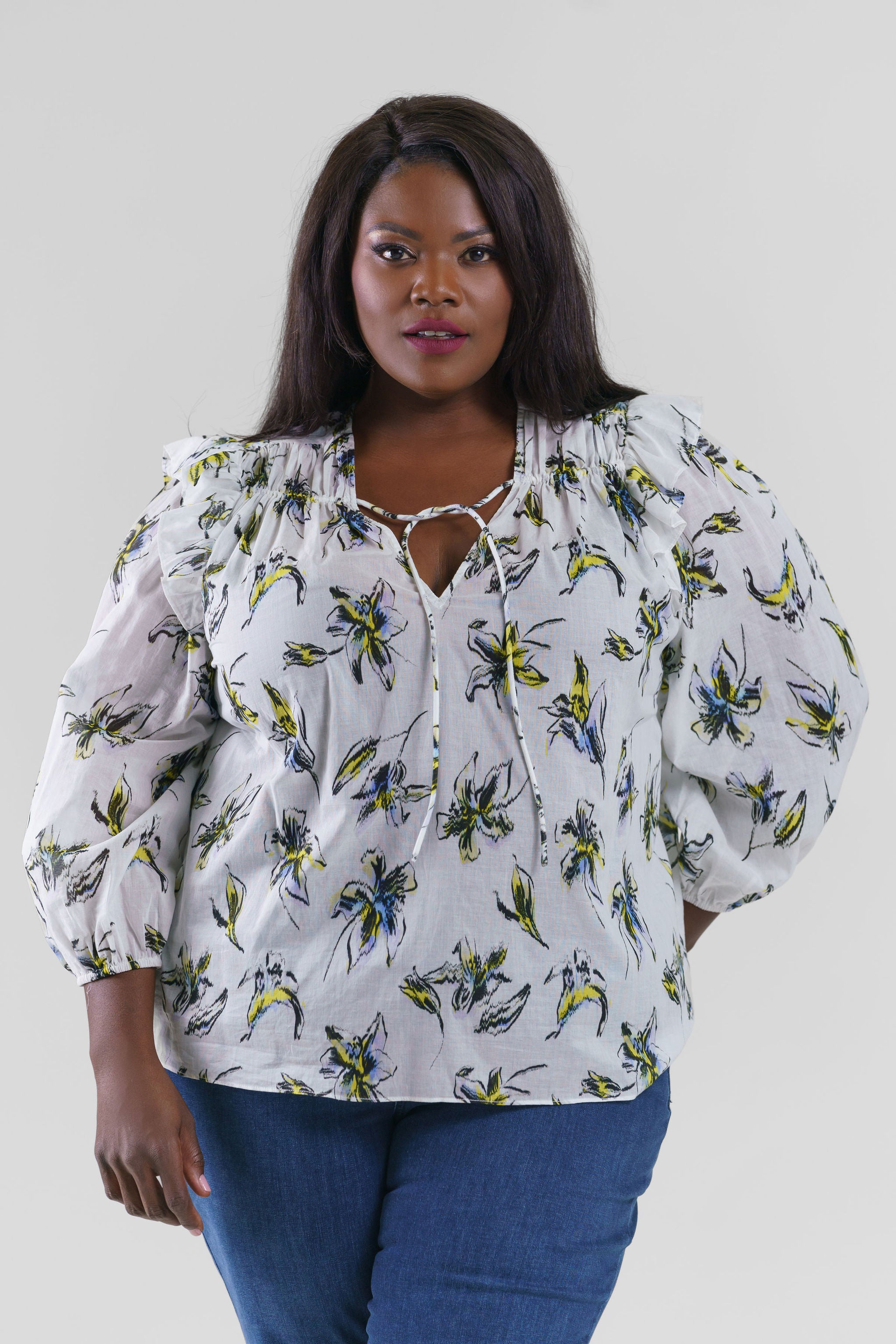 DELANEY TOP plus-size - AMOUR781