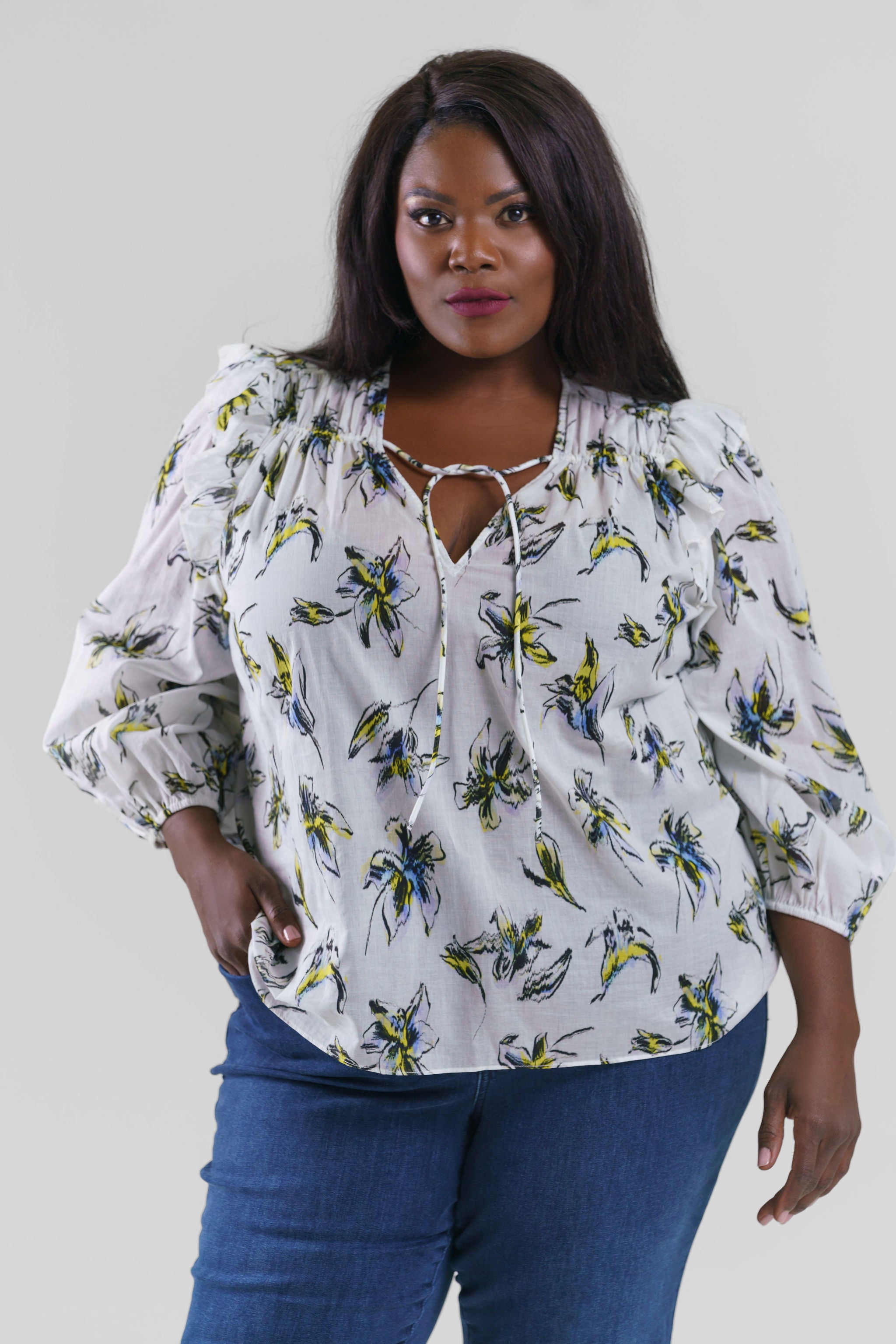 DELANEY TOP plus-size - AMOUR781