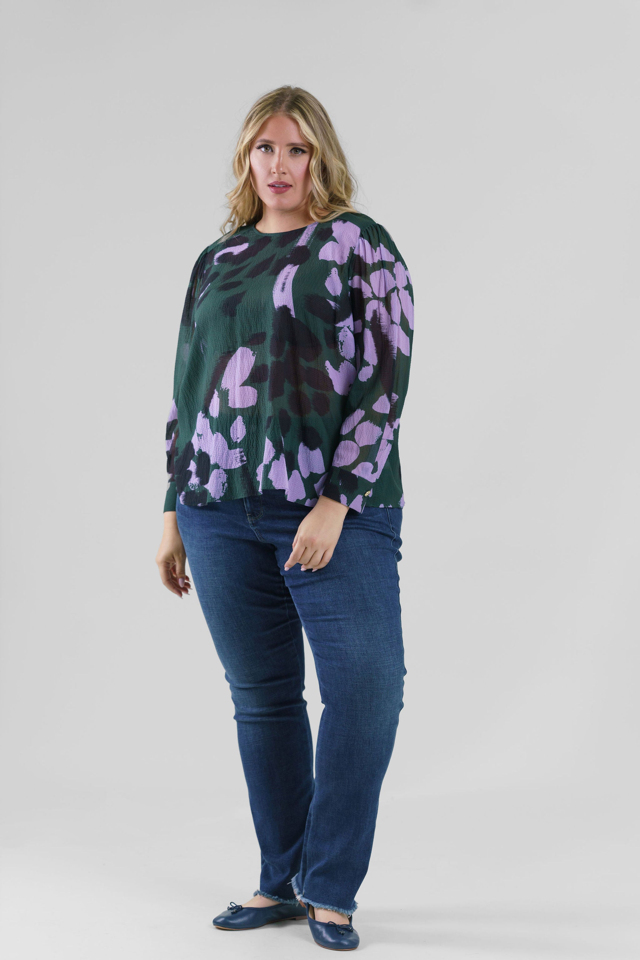 REAGAN TOP plus-size - AMOUR781