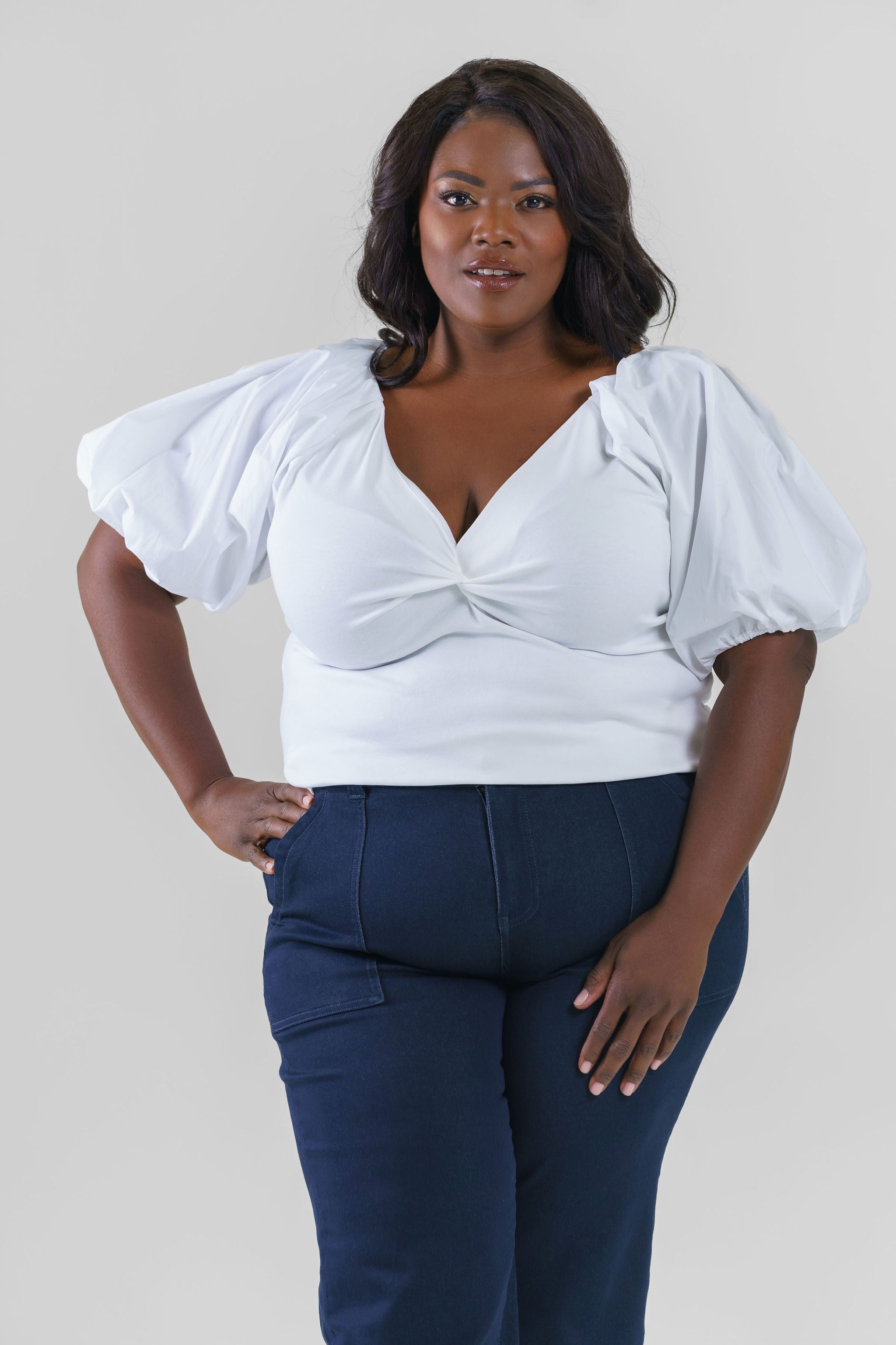 ROMY TOP plus-size - AMOUR781