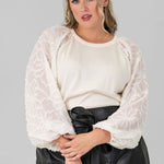 ELONA KNIT TOP plus-size - AMOUR781