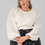 ELONA KNIT TOP plus-size - AMOUR781