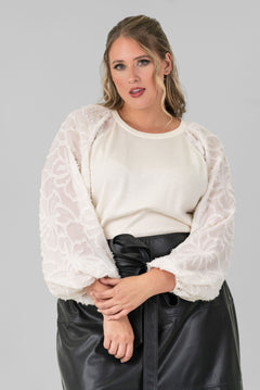 ELONA KNIT TOP plus-size - AMOUR781