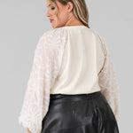 ELONA KNIT TOP plus-size - AMOUR781