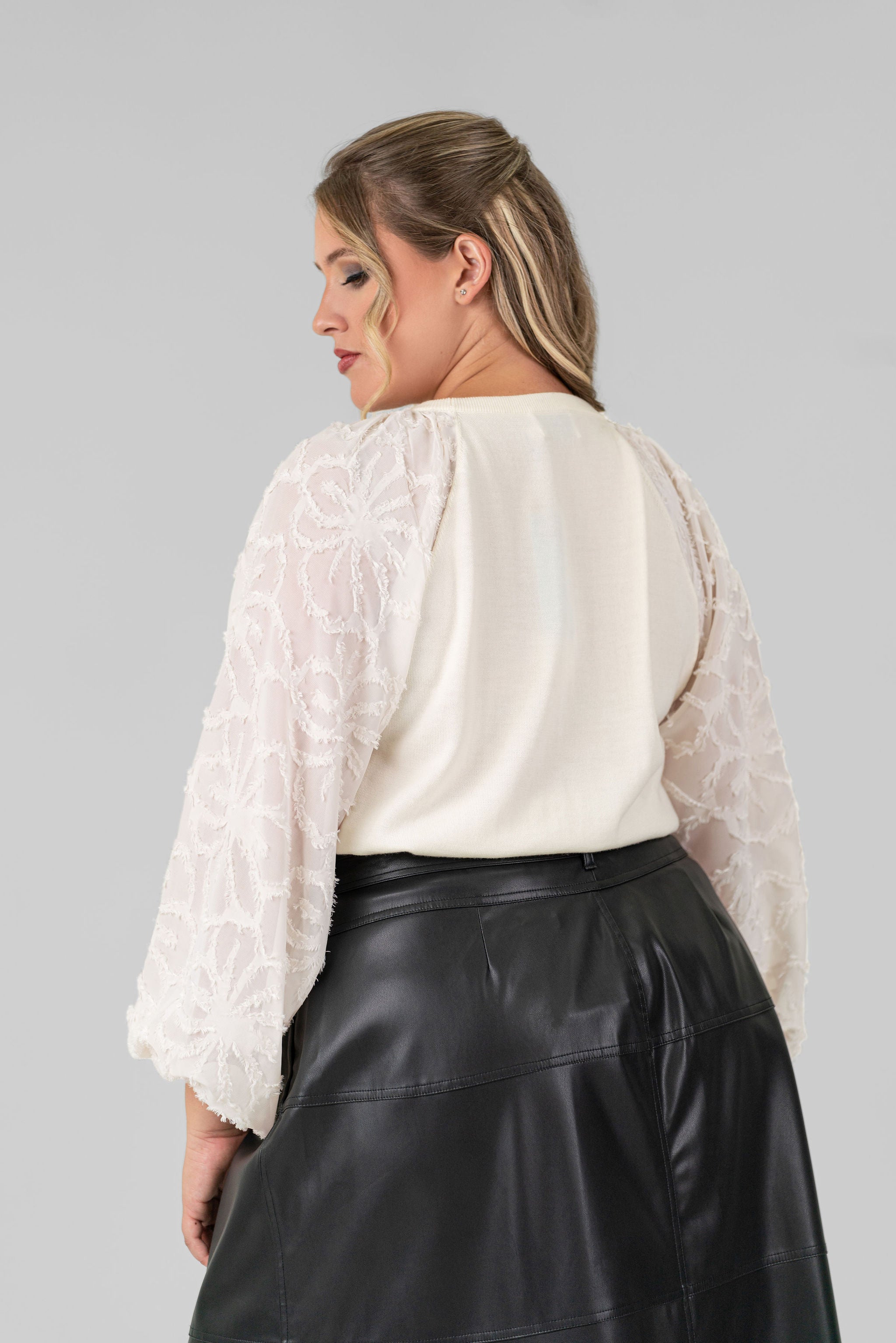 ELONA KNIT TOP plus-size - AMOUR781