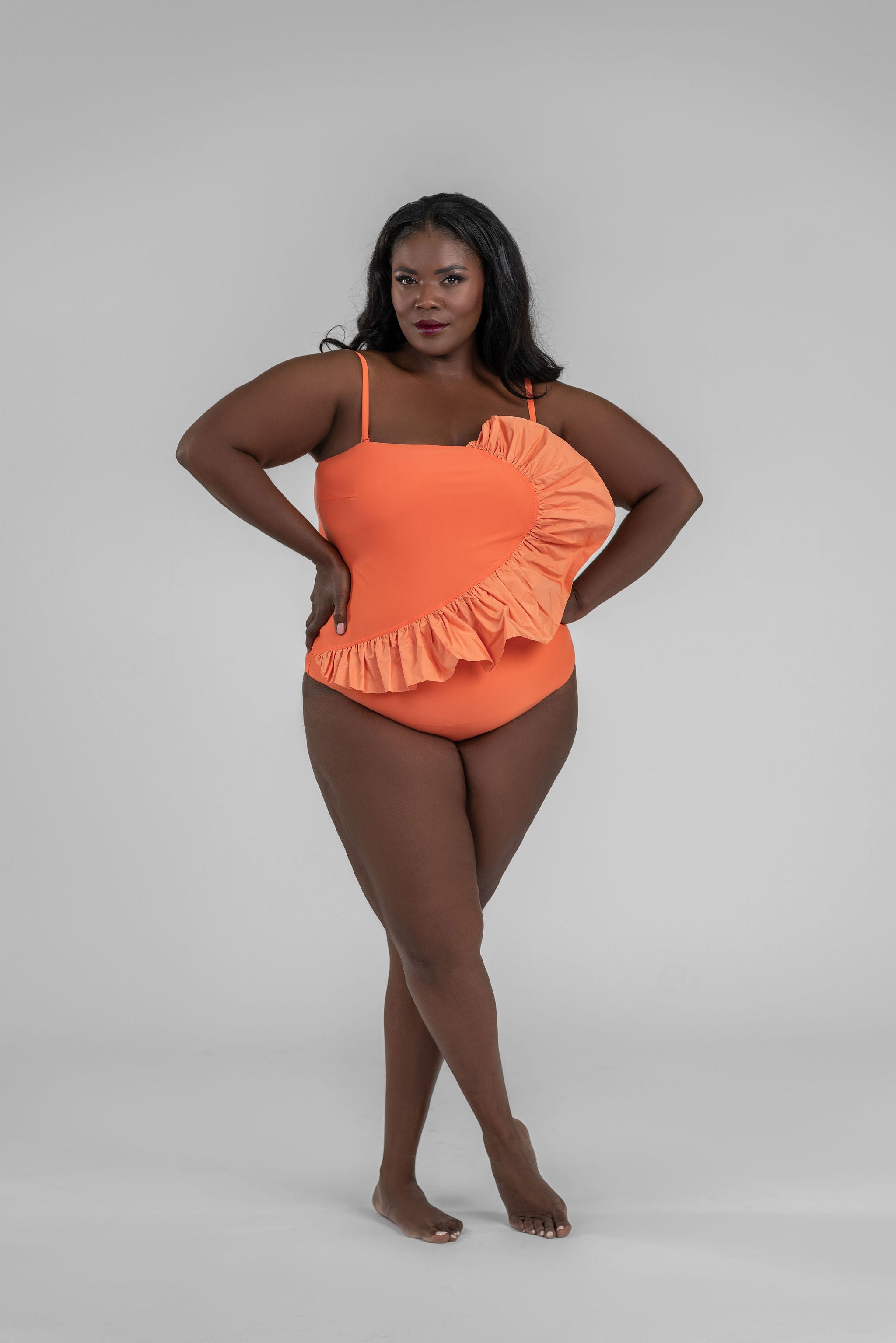 SARITA ONE-PIECE plus-size - AMOUR781