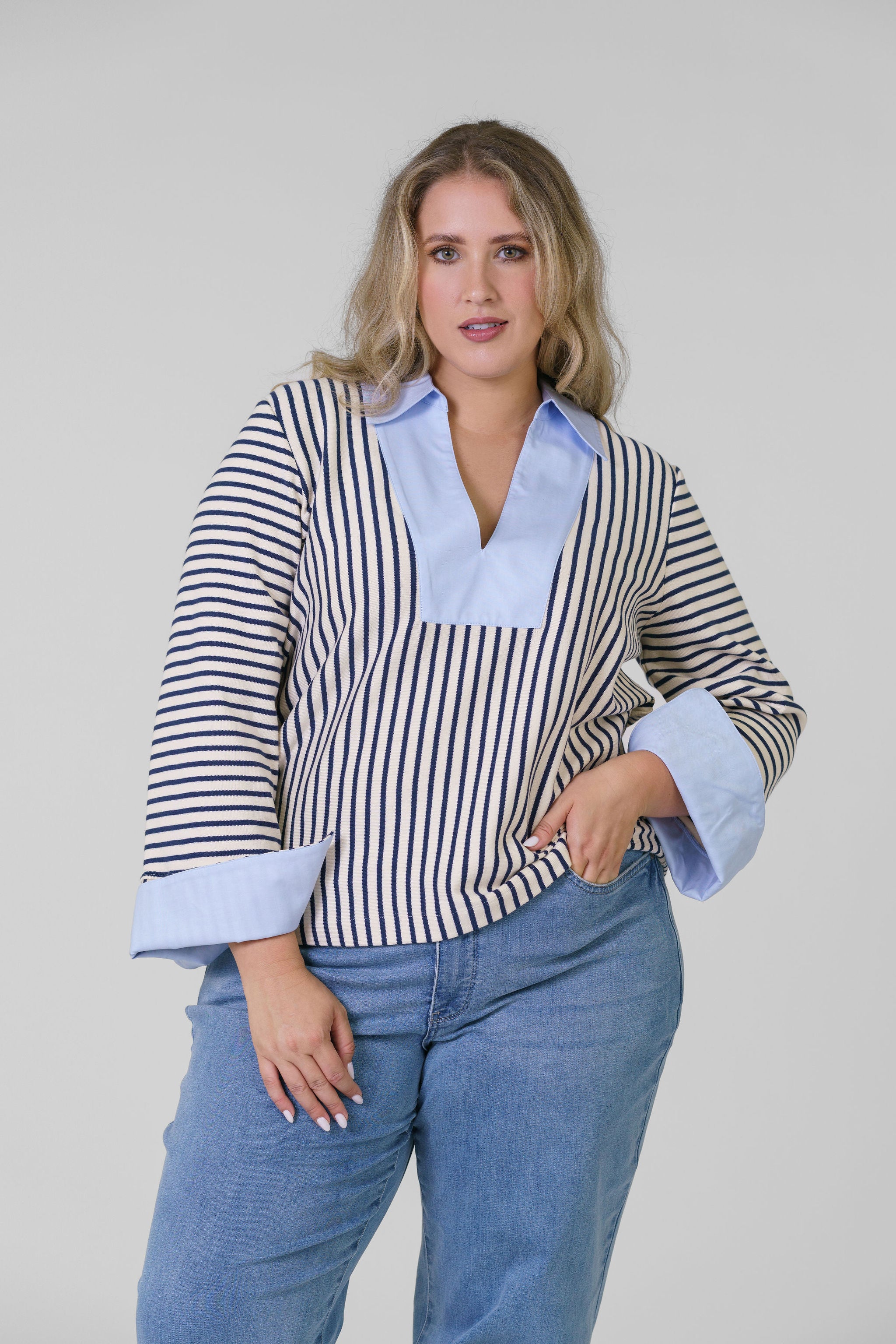 WHITNEY TOP plus-size - AMOUR781