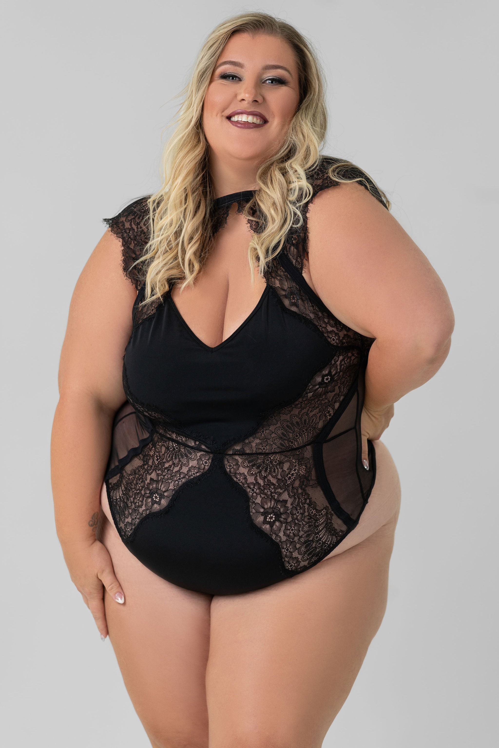 MINNA BODYSUIT plus-size - AMOUR781