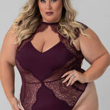 MINNA BODYSUIT- CHERRY plus-size - AMOUR781