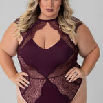 MINNA BODYSUIT- CHERRY plus-size - AMOUR781