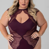 MINNA BODYSUIT- CHERRY plus-size - AMOUR781