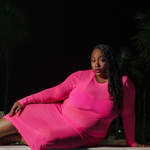 MESH MAXI DRESS plus-size - AMOUR781