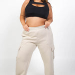 JOGGERS with POCKETS plus-size - AMOUR781
