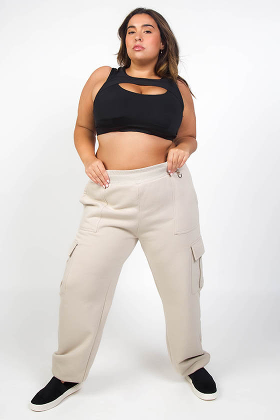 JOGGERS with POCKETS plus-size - AMOUR781
