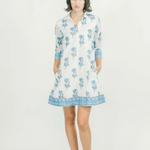 SULLY MANDARIN DRESS plus-size - AMOUR781
