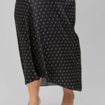 SUN DOT DRAPED SLIP SKIRT plus-size - AMOUR781