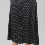 SUN DOT DRAPED SLIP SKIRT plus-size - AMOUR781
